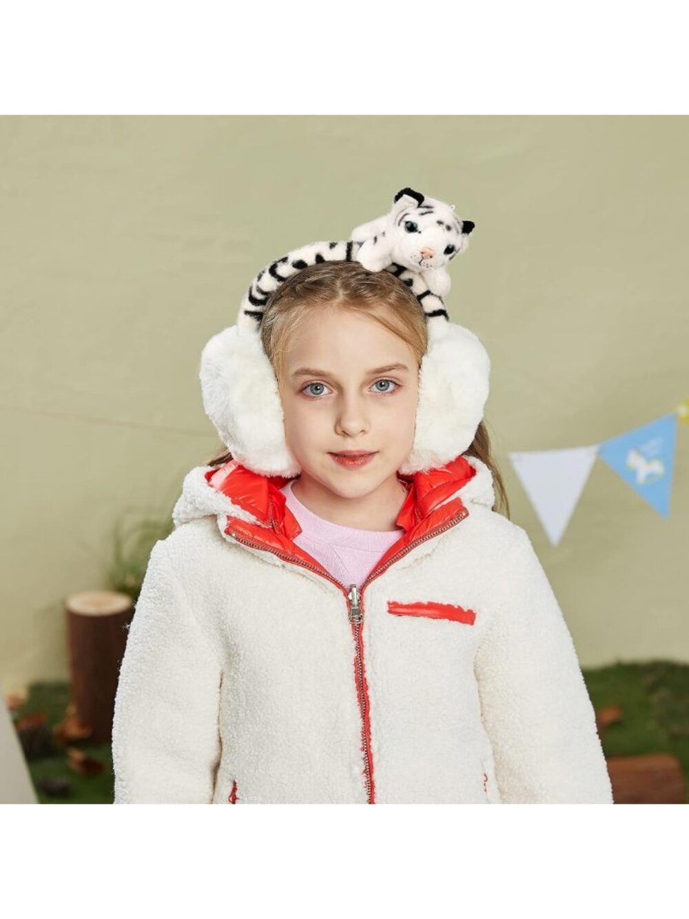 Cozy Faux Fur Animal Earmuffs for Winter | Warm Ear Covers & Headband - Picture 7 of 7